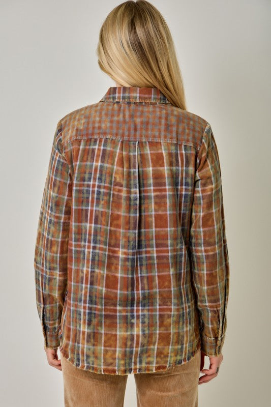Gingham Plaid Shirt