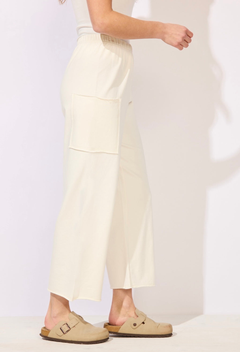 Escape Pocket Pant in Ivory