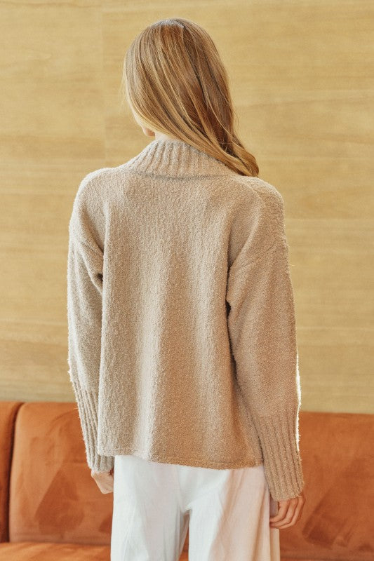 Multi Button Cardigan in Hazelnut