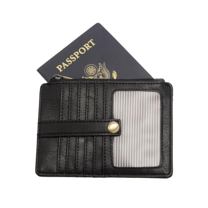 Joy Penny Mini Travel Wallet in Black