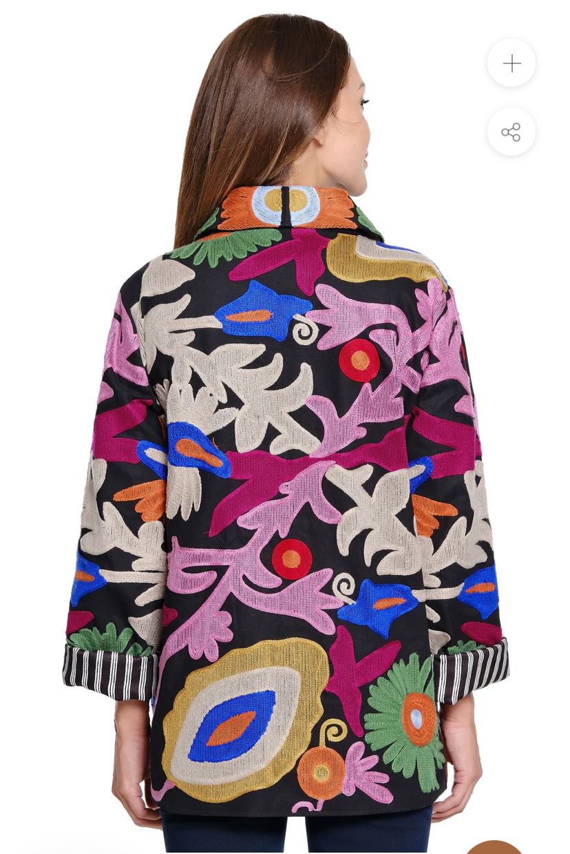 John Mark Embroidered Blazer