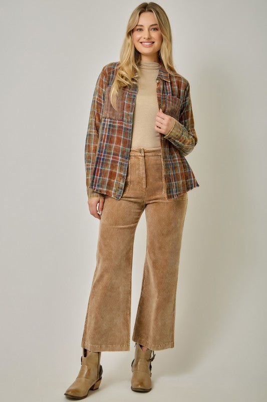 Gingham Plaid Shirt
