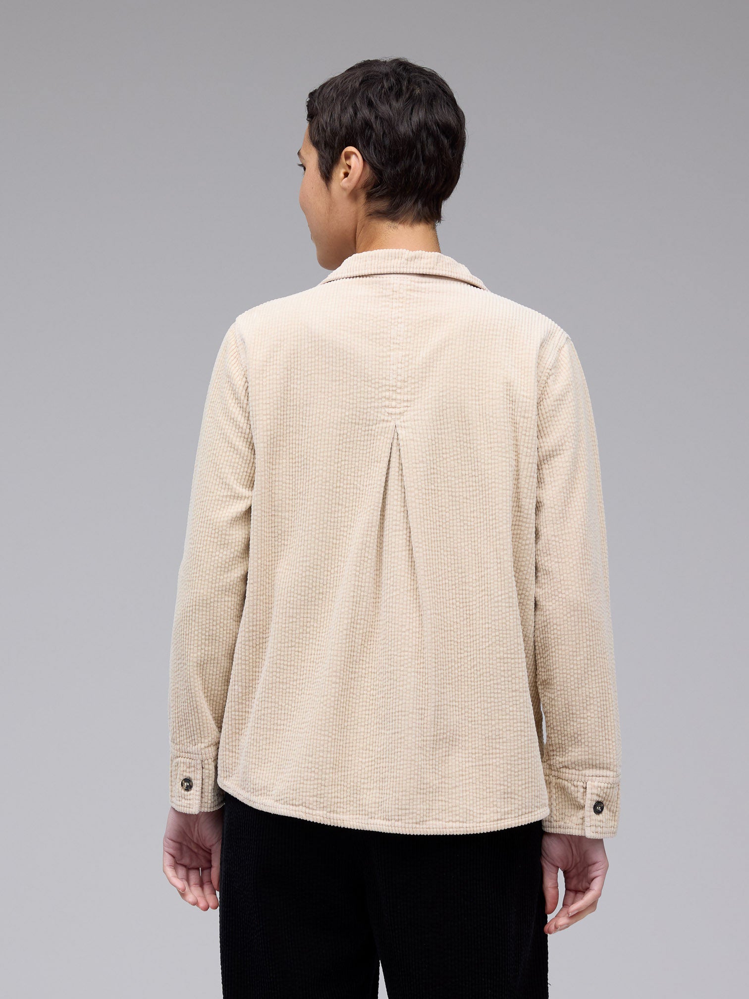 Cut Loose Moonbeam Lux Cord Cropped Jacket