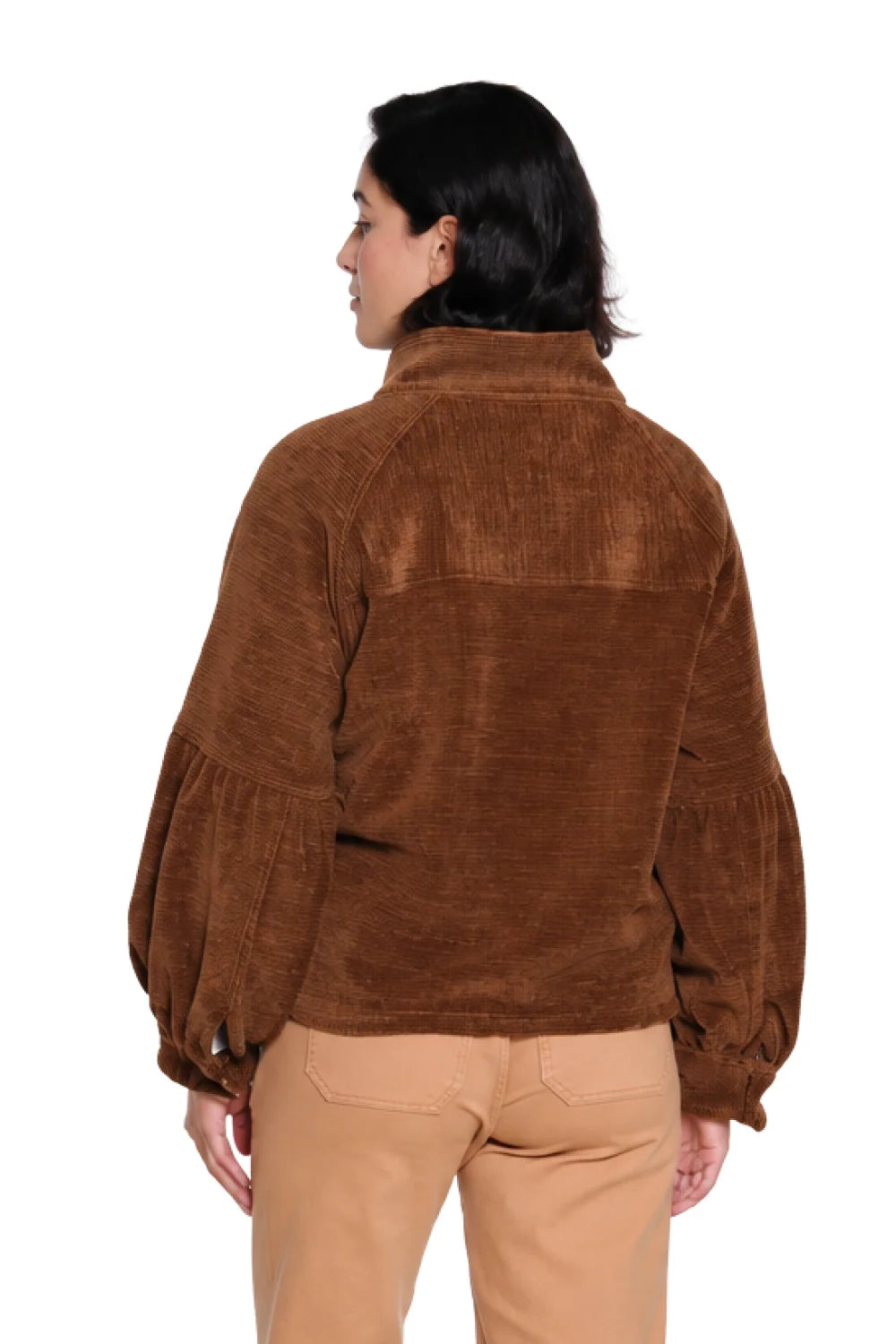 Tru Luxe Chocolate Corduroy Jacket