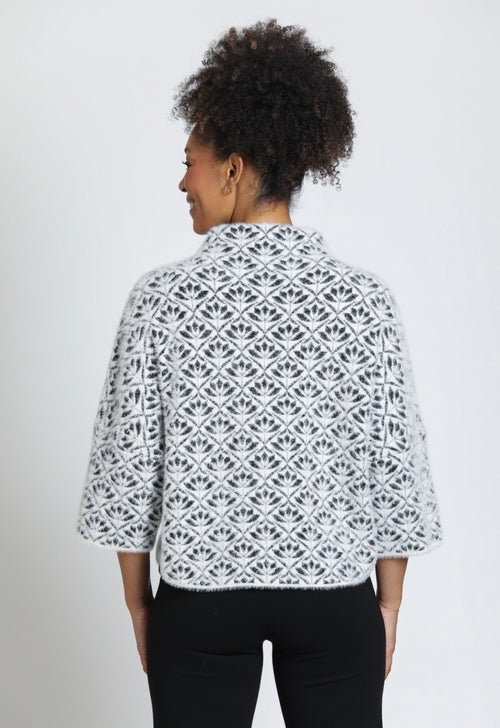 APNY Black Print Sweater