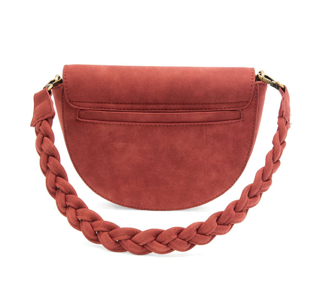 Luna Crescent Bag in Rust