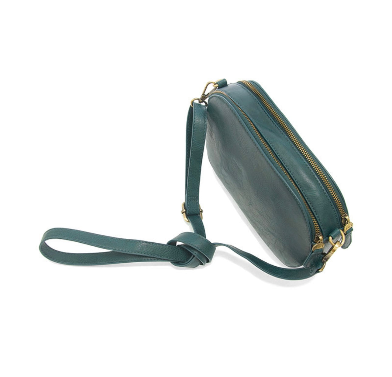Nora Camera Double Zip Bag in Dark Teal
