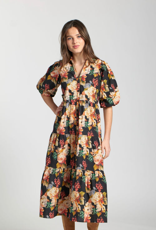 APNY Floral Tiered Dress