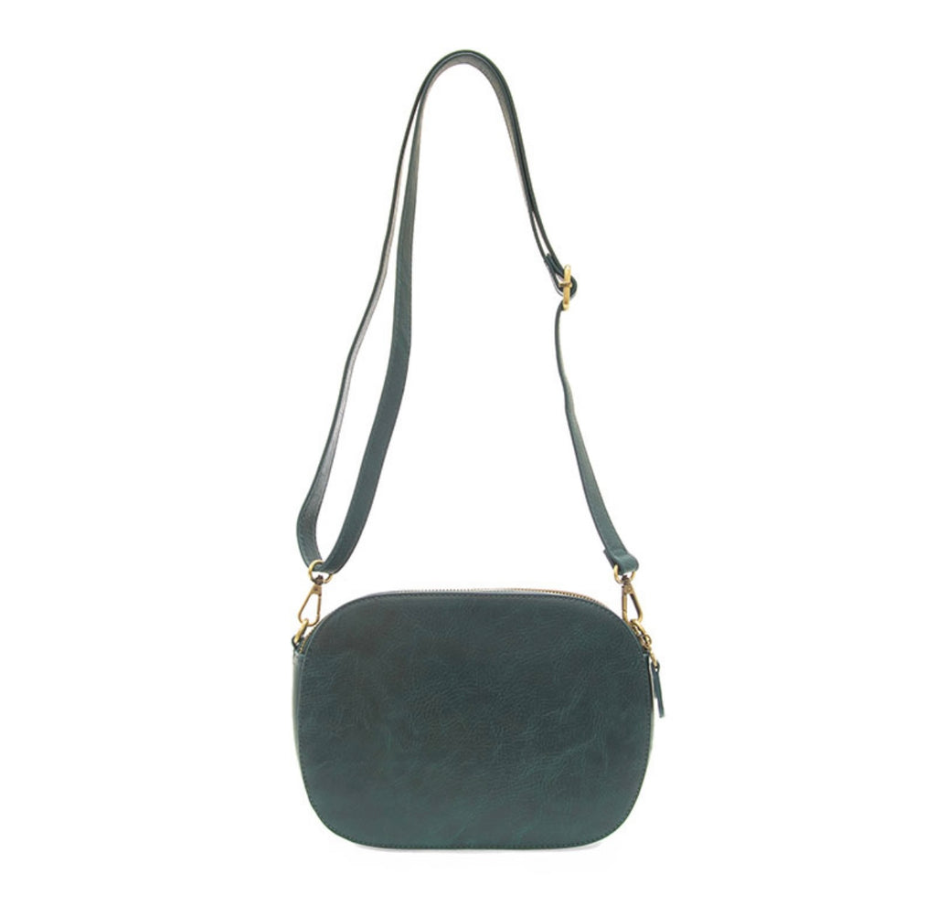 Nora Camera Double Zip Bag in Dark Teal