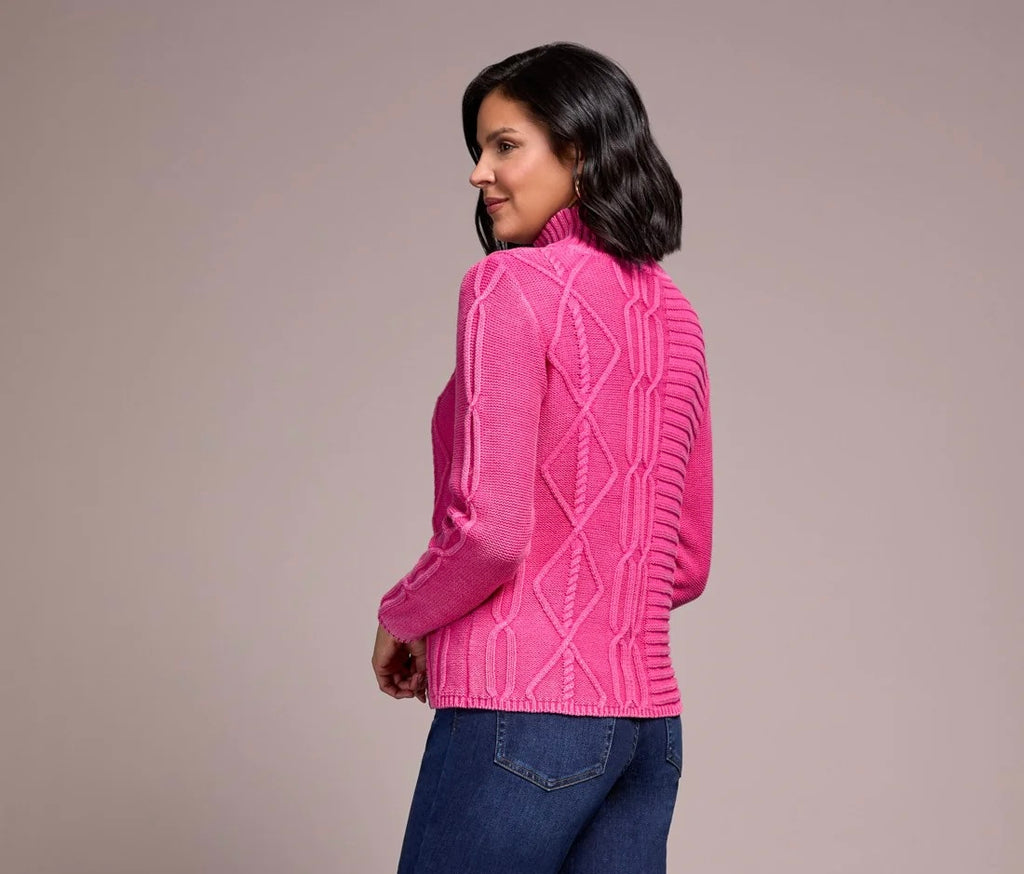 Tribal Vintage Washed Cable Sweater