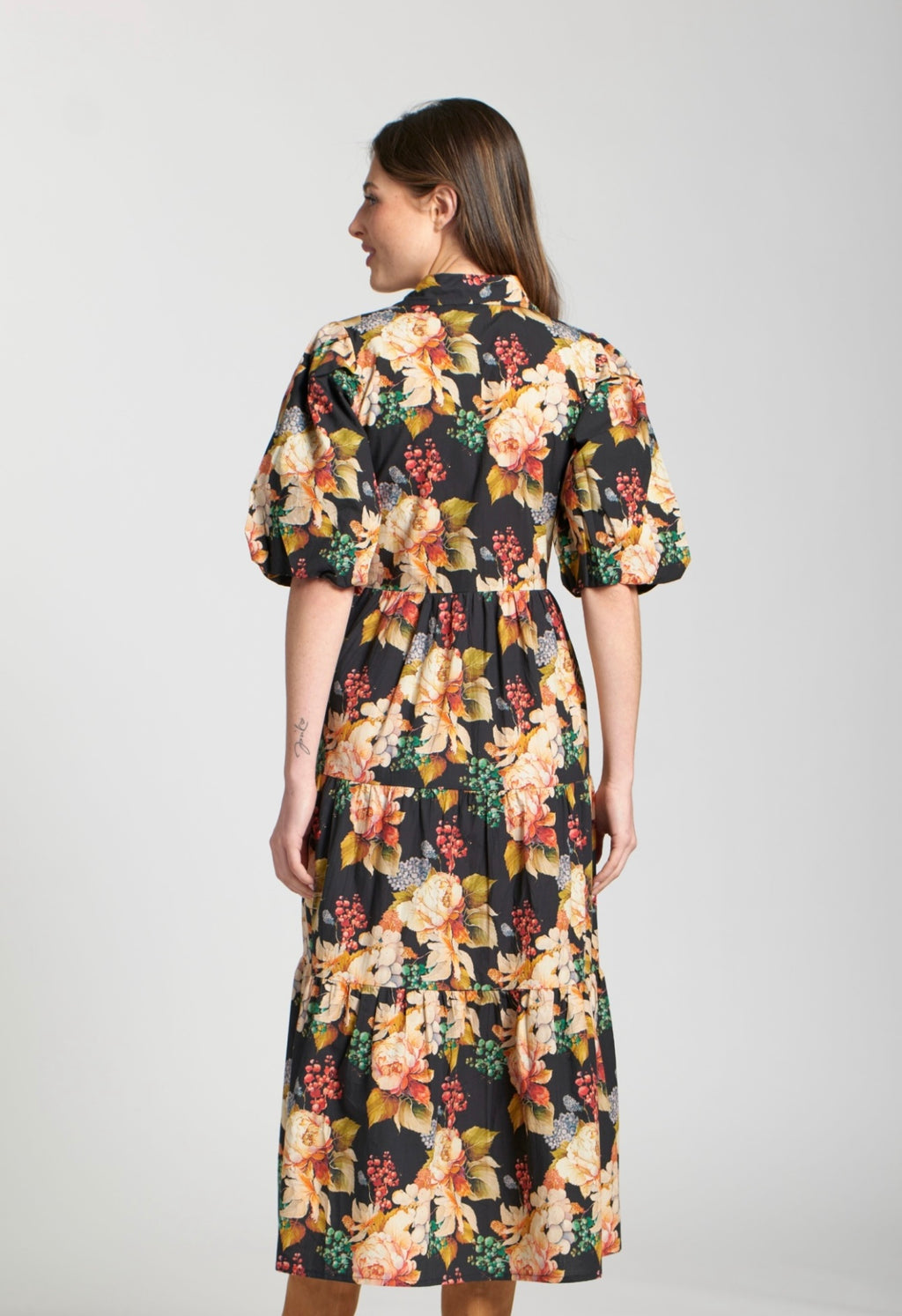 APNY Floral Tiered Dress