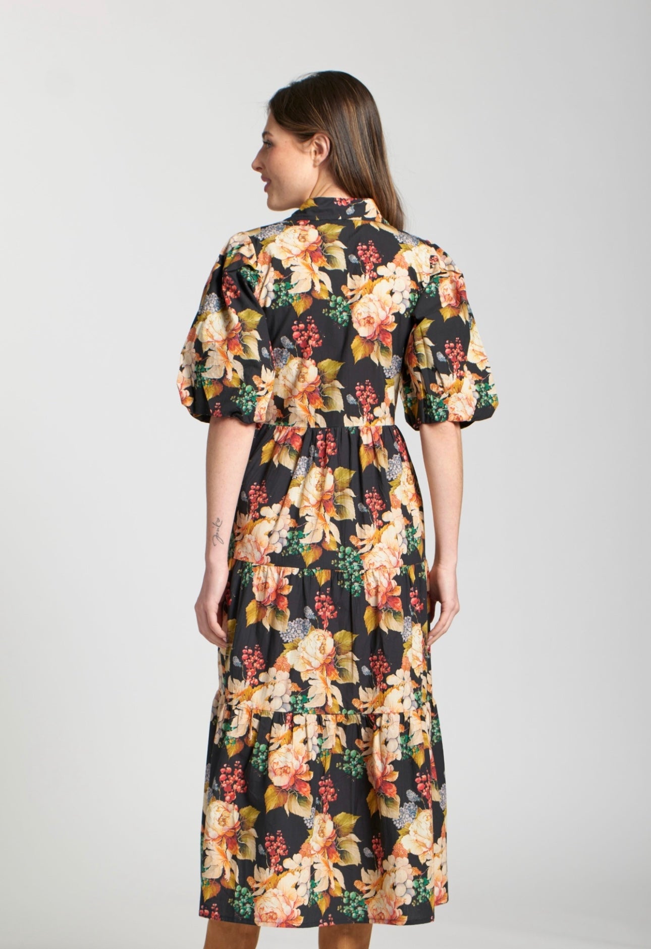 APNY Floral Tiered Dress