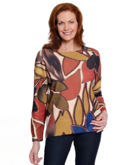 Ala Carte Fall Print Sweater