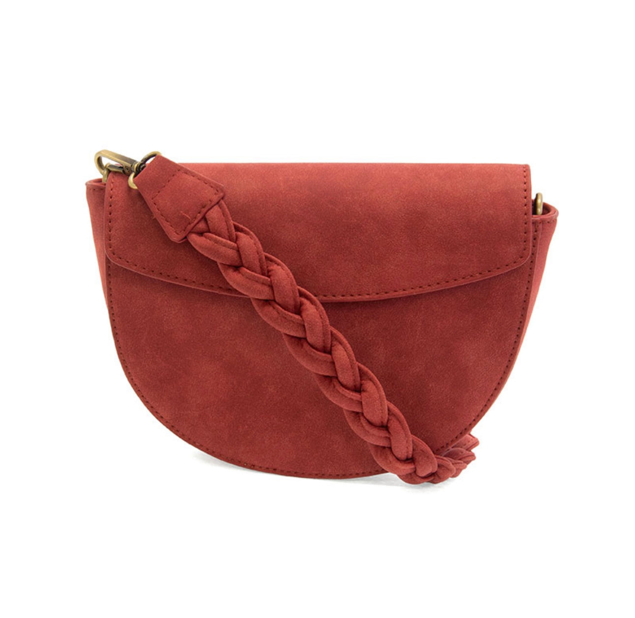 Luna Crescent Bag in Rust