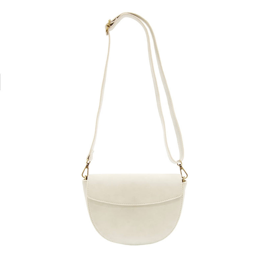 Luna Crescent Bag in White