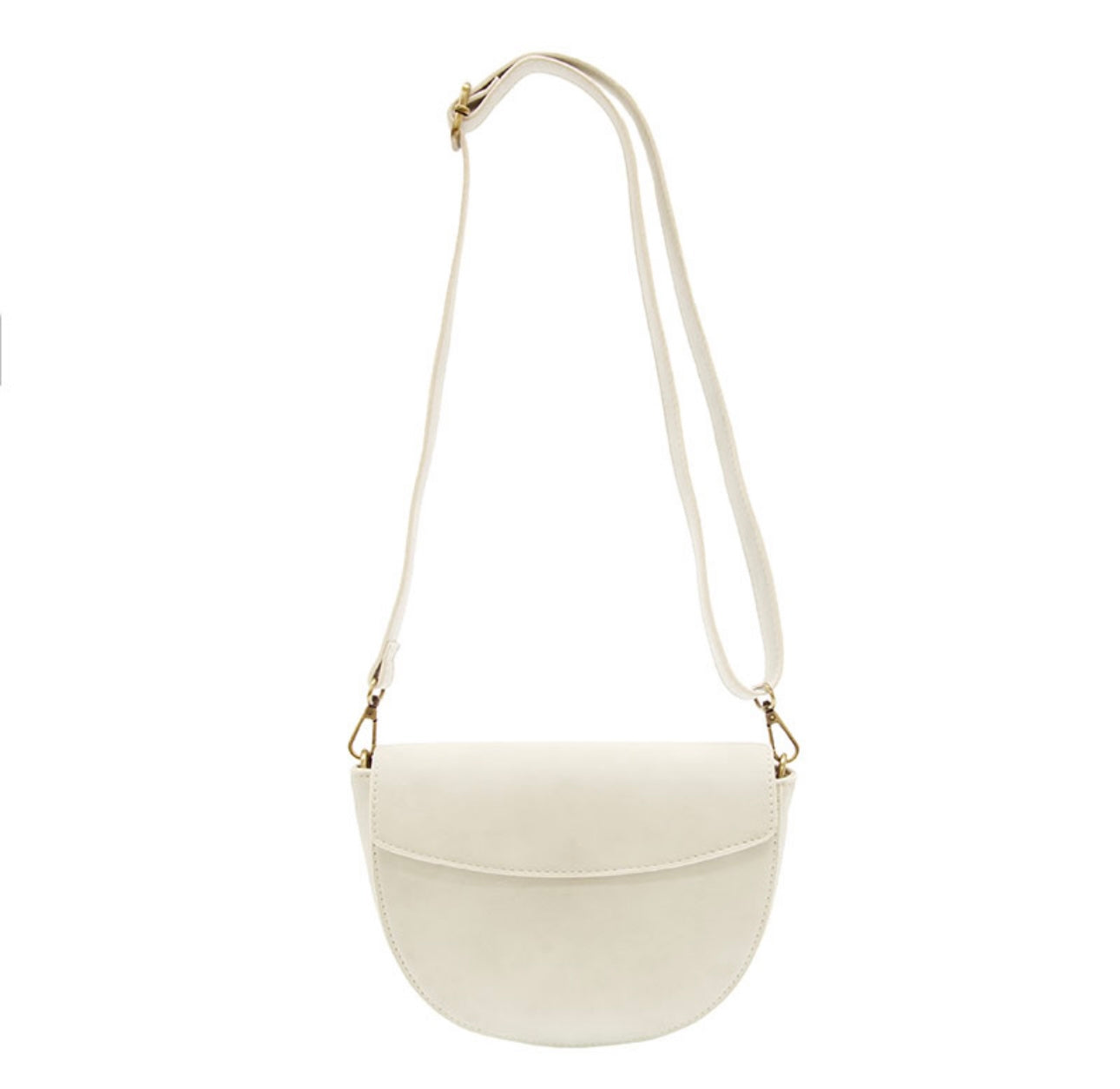 Luna Crescent Bag in White