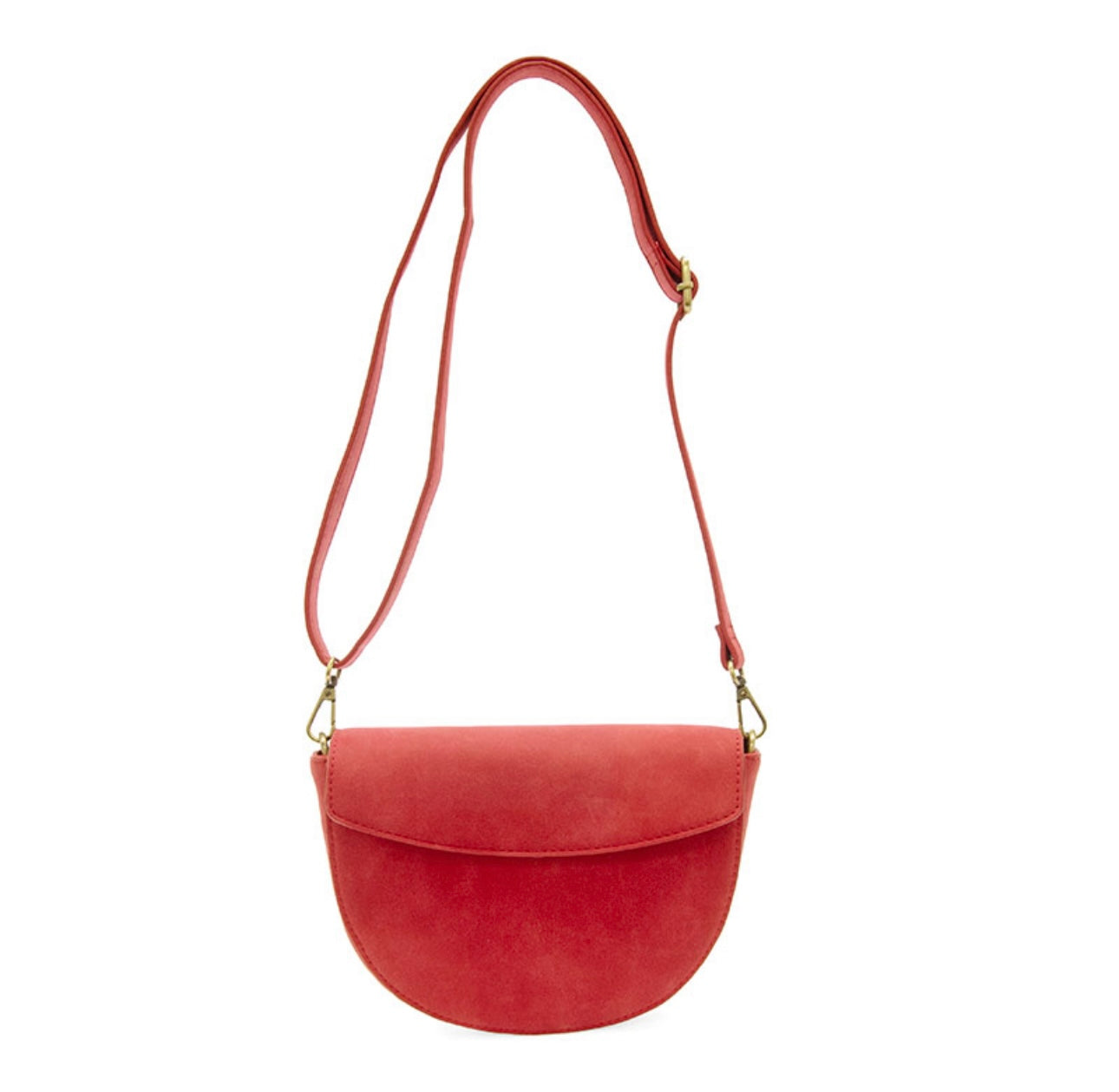Luna Crescent Bag in Red
