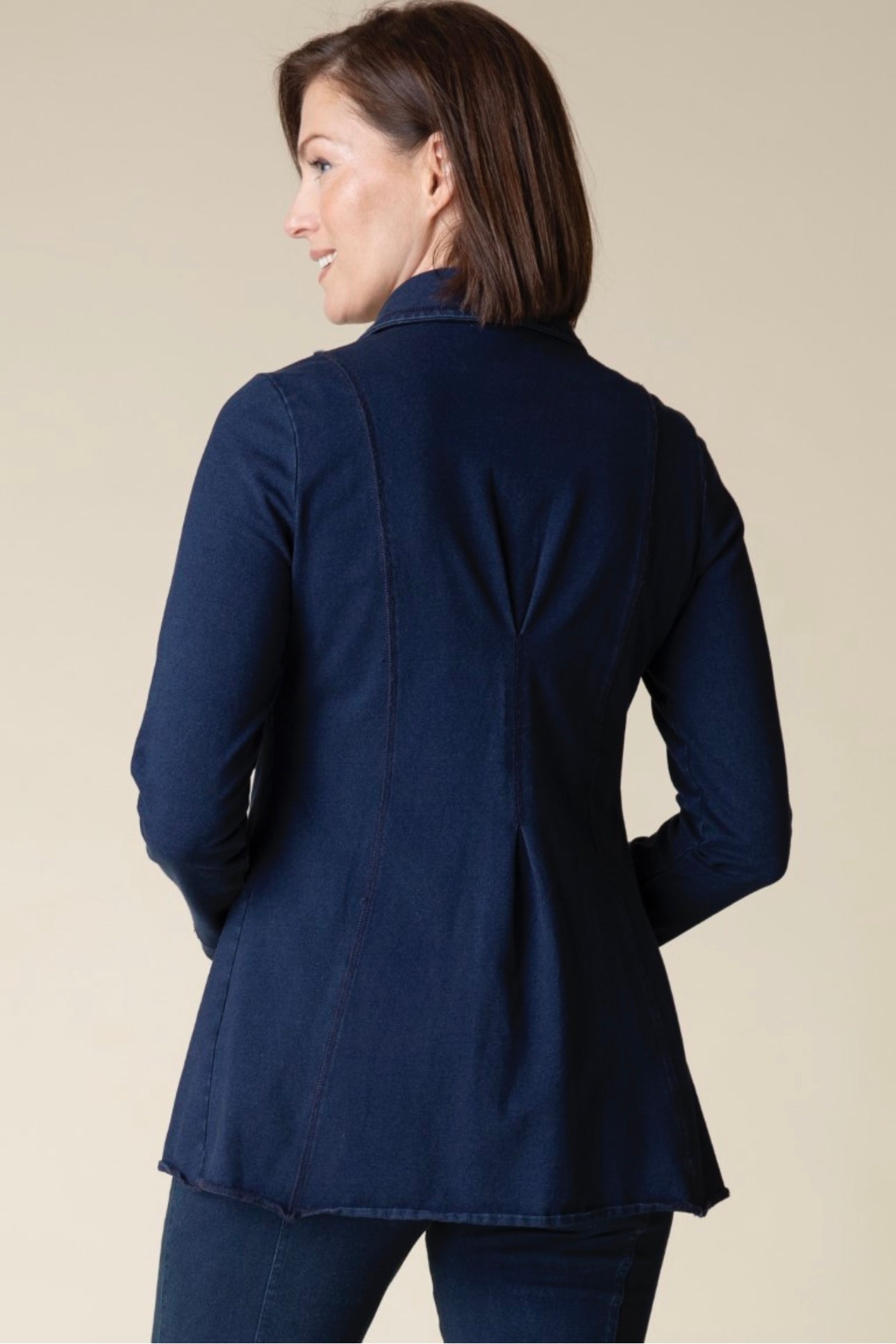 Habitat Stretch Hi-Lo Jacket in Indigo