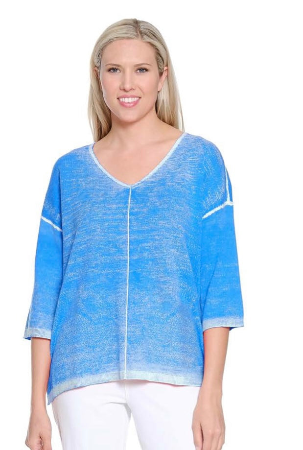 Tru Luxe Spring Blue Top