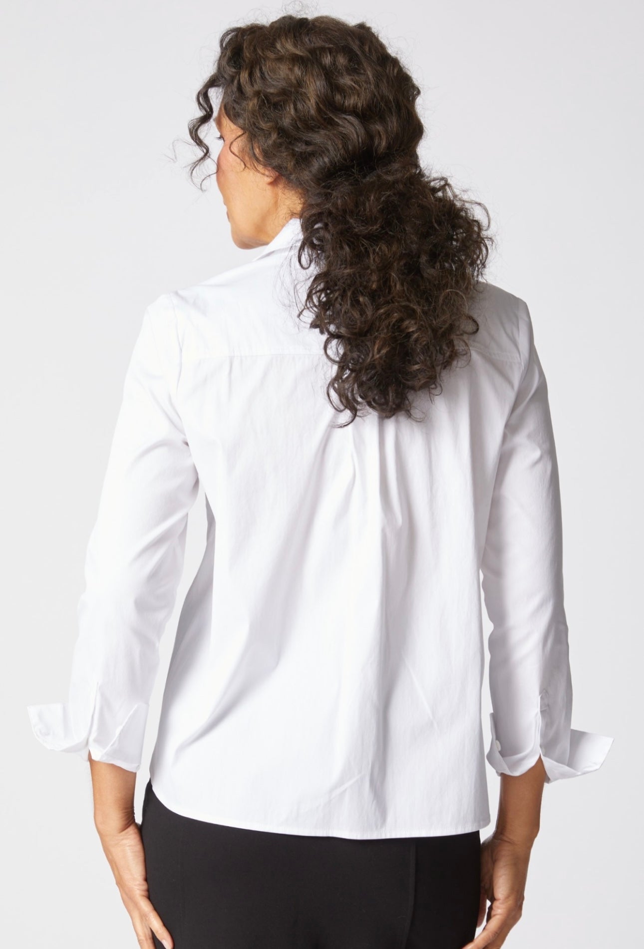 Habitat Classic White Button Front Top