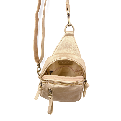 Skylar Sling Bag in Gold