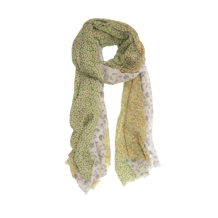 Mix Print Floral Scarf