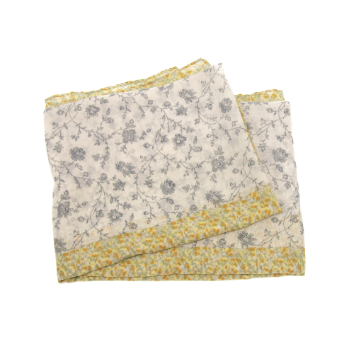 Mix Print Floral Scarf