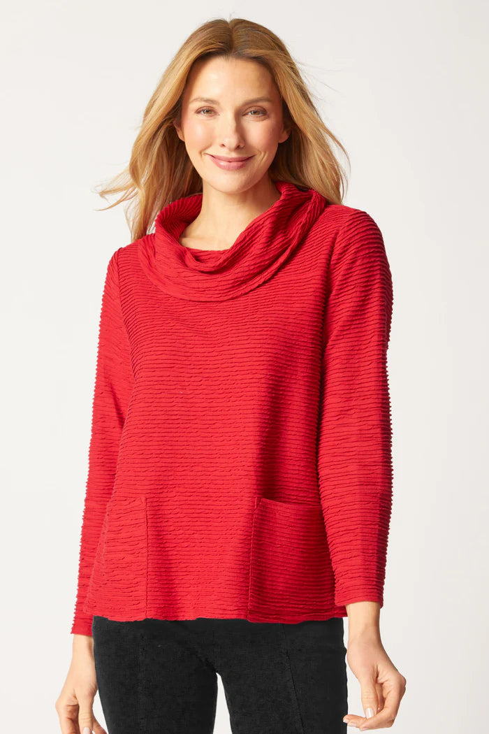 Habitat Ripple Effect Cowl Neck Top