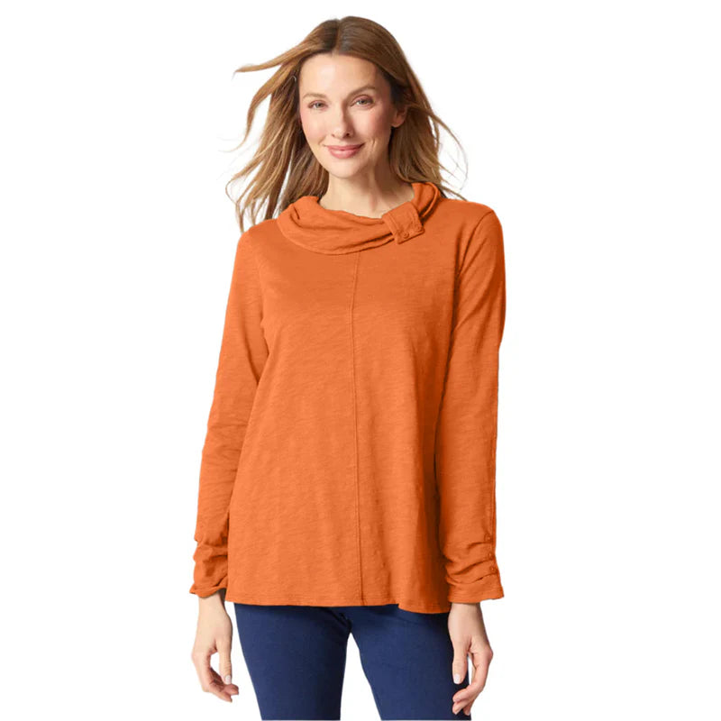 Habitat Rust Cowl Neck Tunic