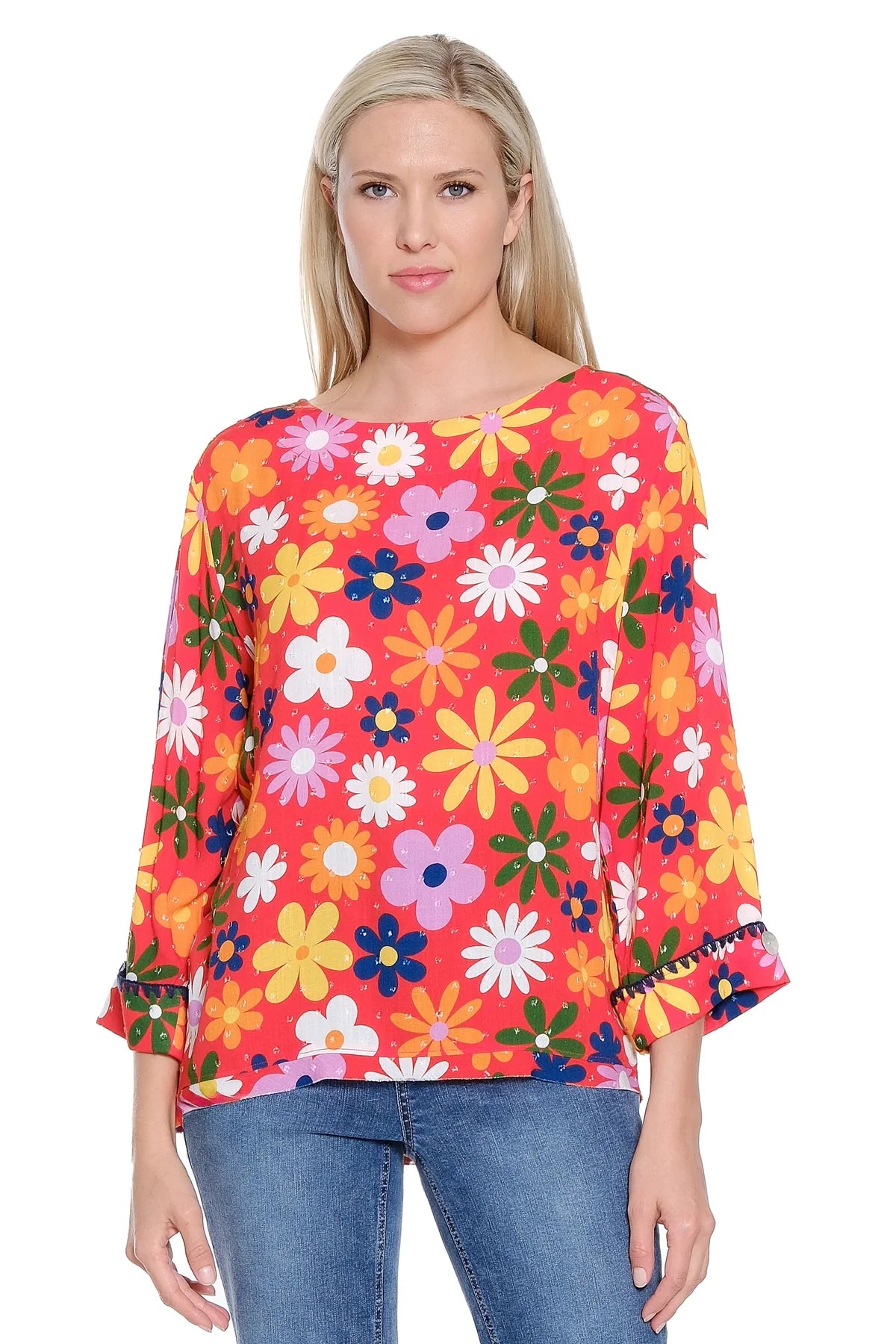 Tru Luxe Floral Blouse