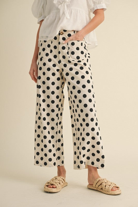 Best day ever polka dot pant