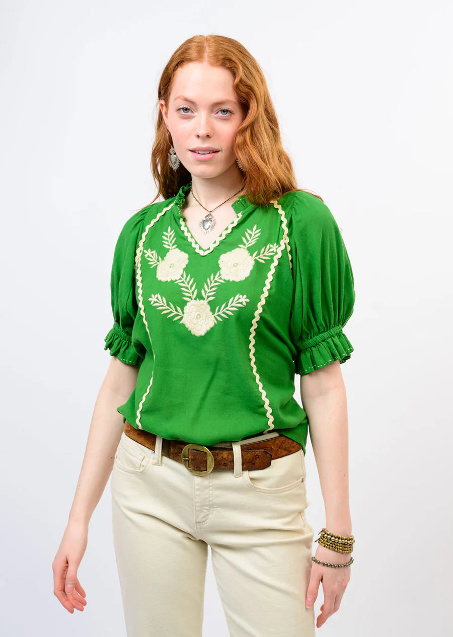 Sister Mary green top