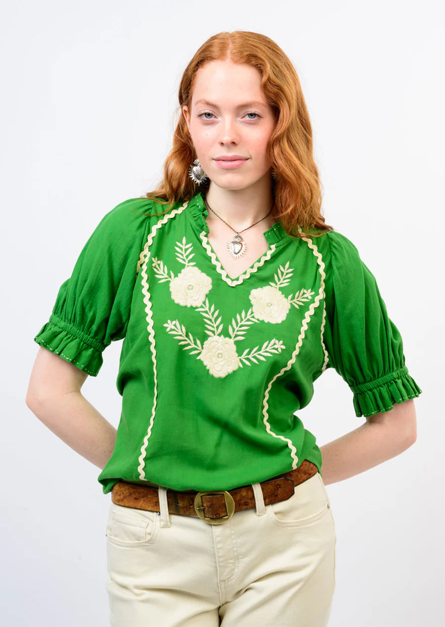 Sister Mary green top