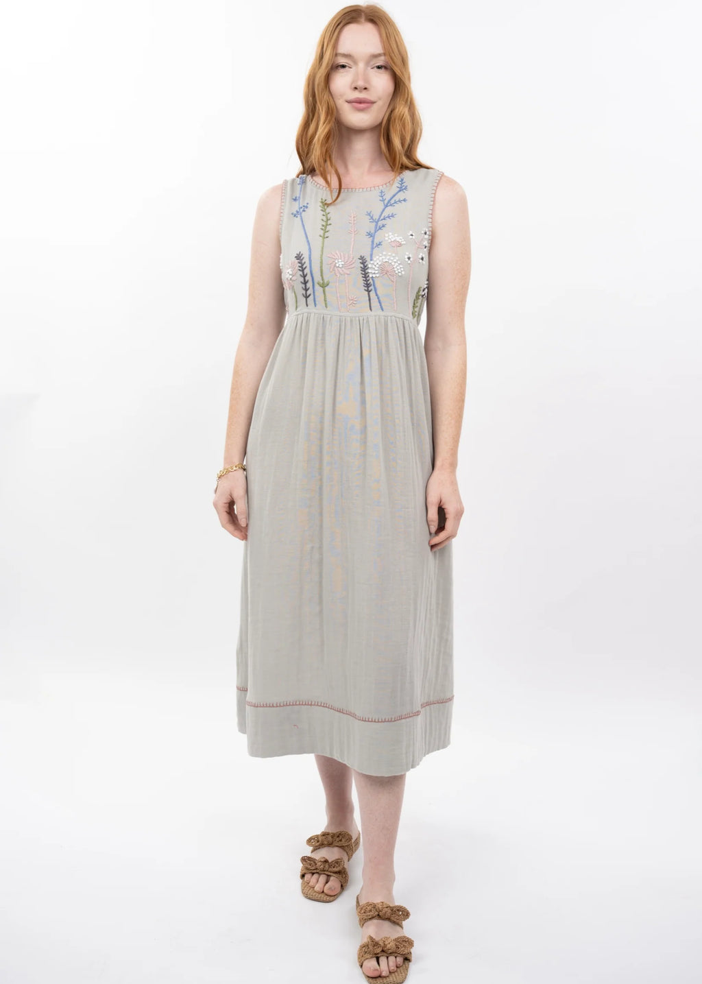 Uncle Frank Floral Gauze Dress
