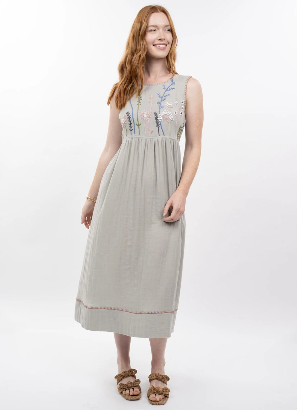 Uncle Frank Floral Gauze Dress
