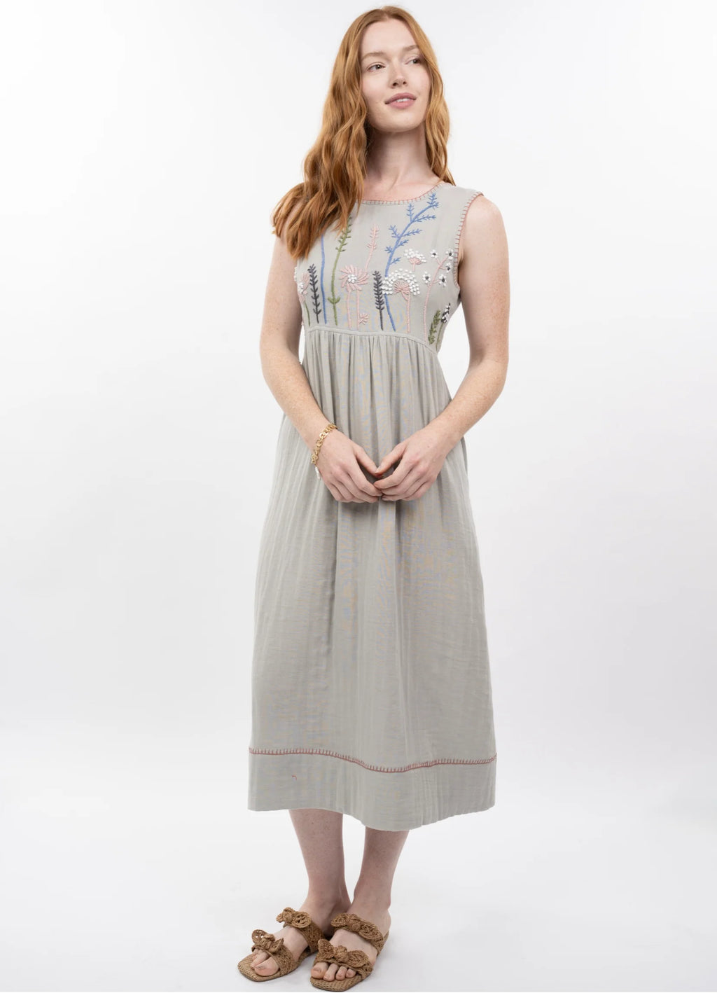 Uncle Frank Floral Gauze Dress