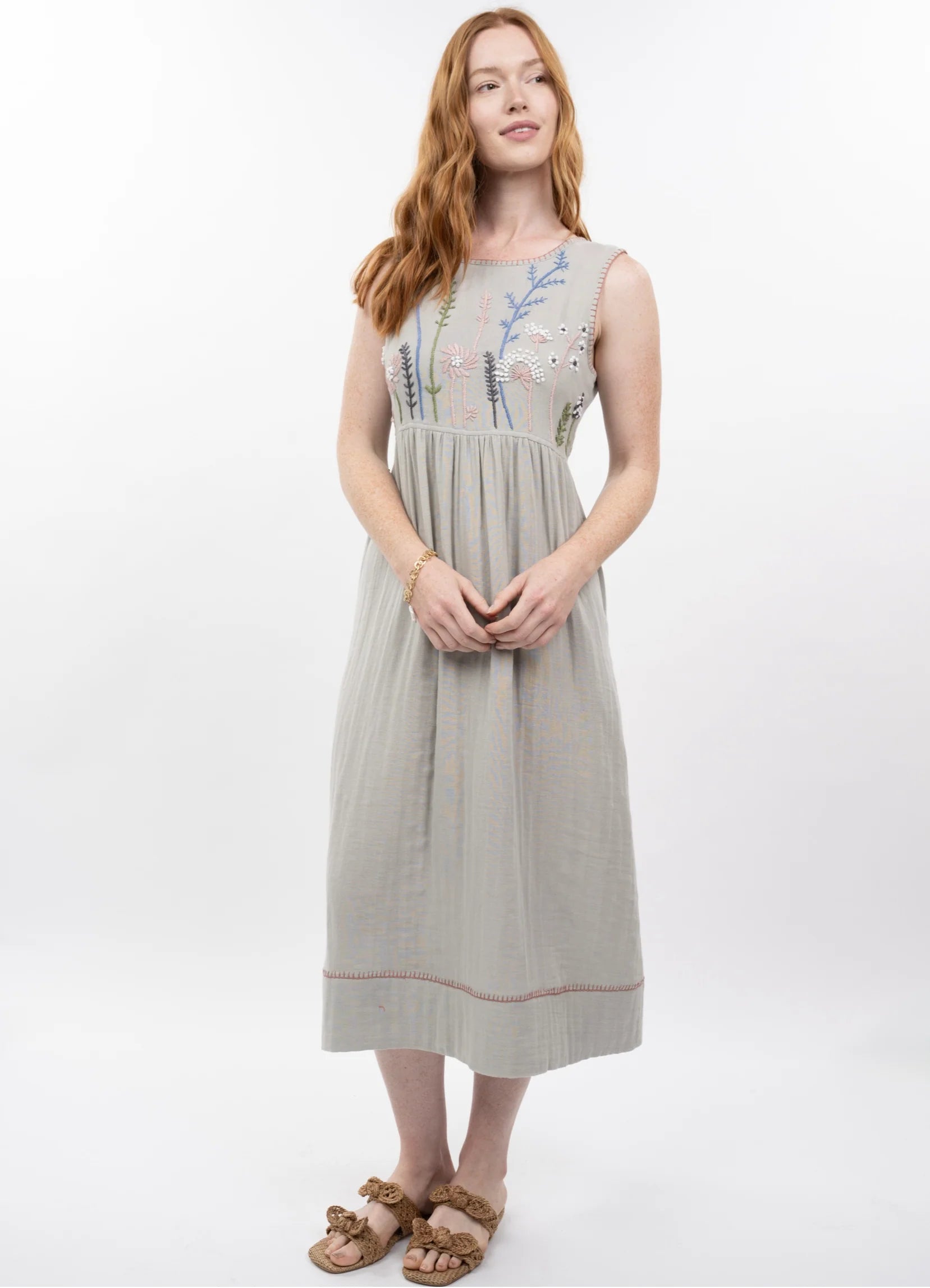 Uncle Frank Floral Gauze Dress