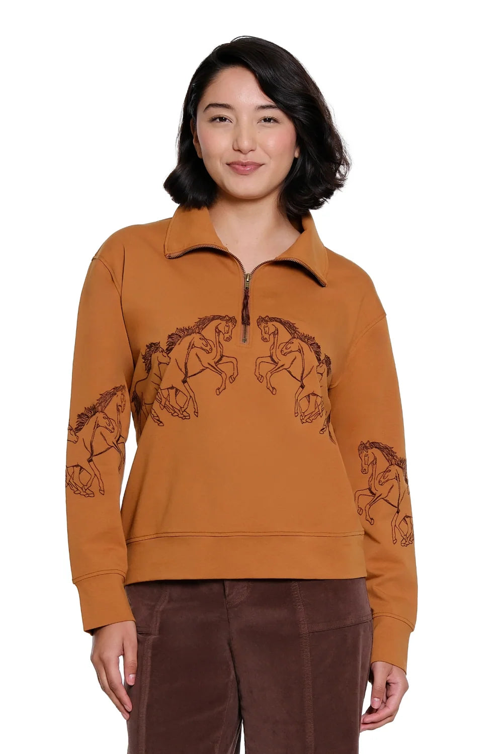 Tru Luxe Horsing Around Pullover