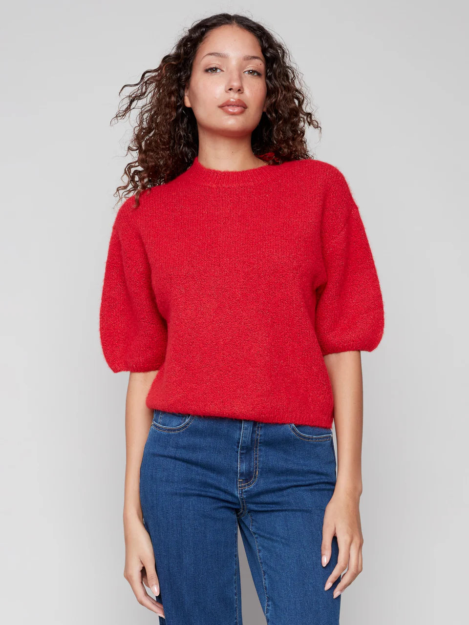 Charlie B Balloon Sleeve Sweater