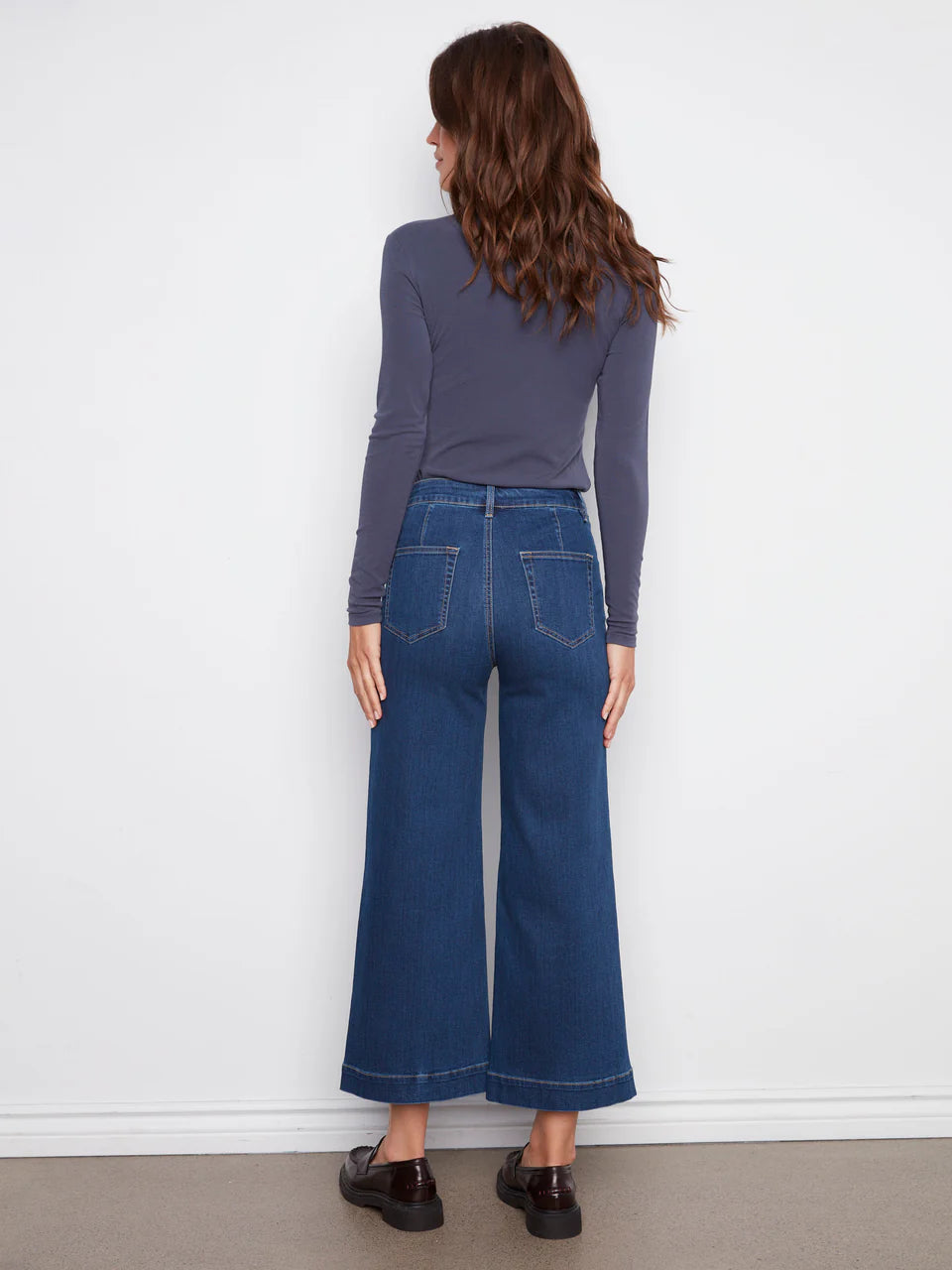 Charlie B Patch Pocket Flare Jean