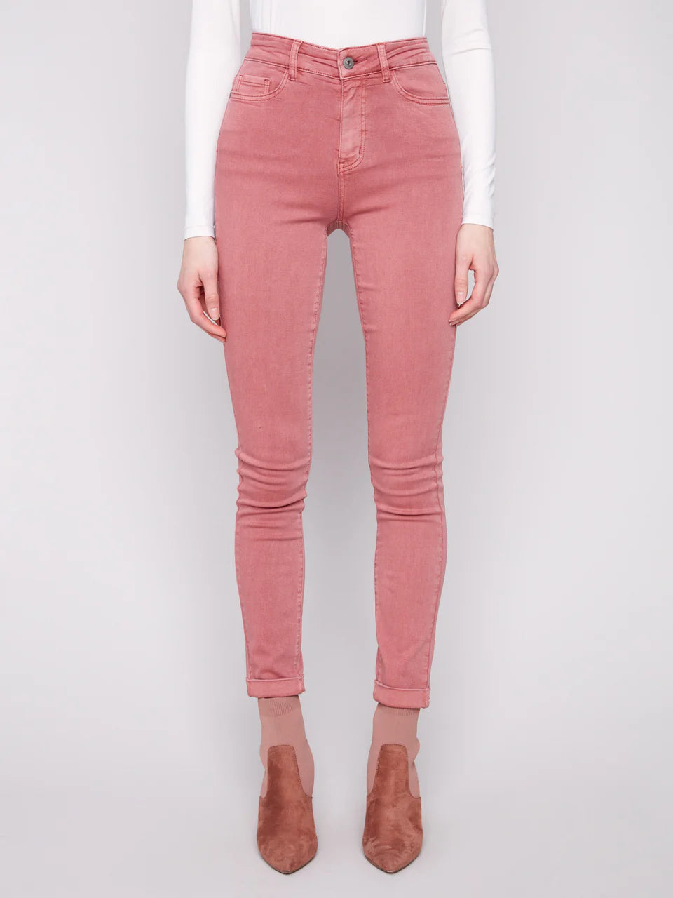 Charlie B Twill Cuffed Jean
