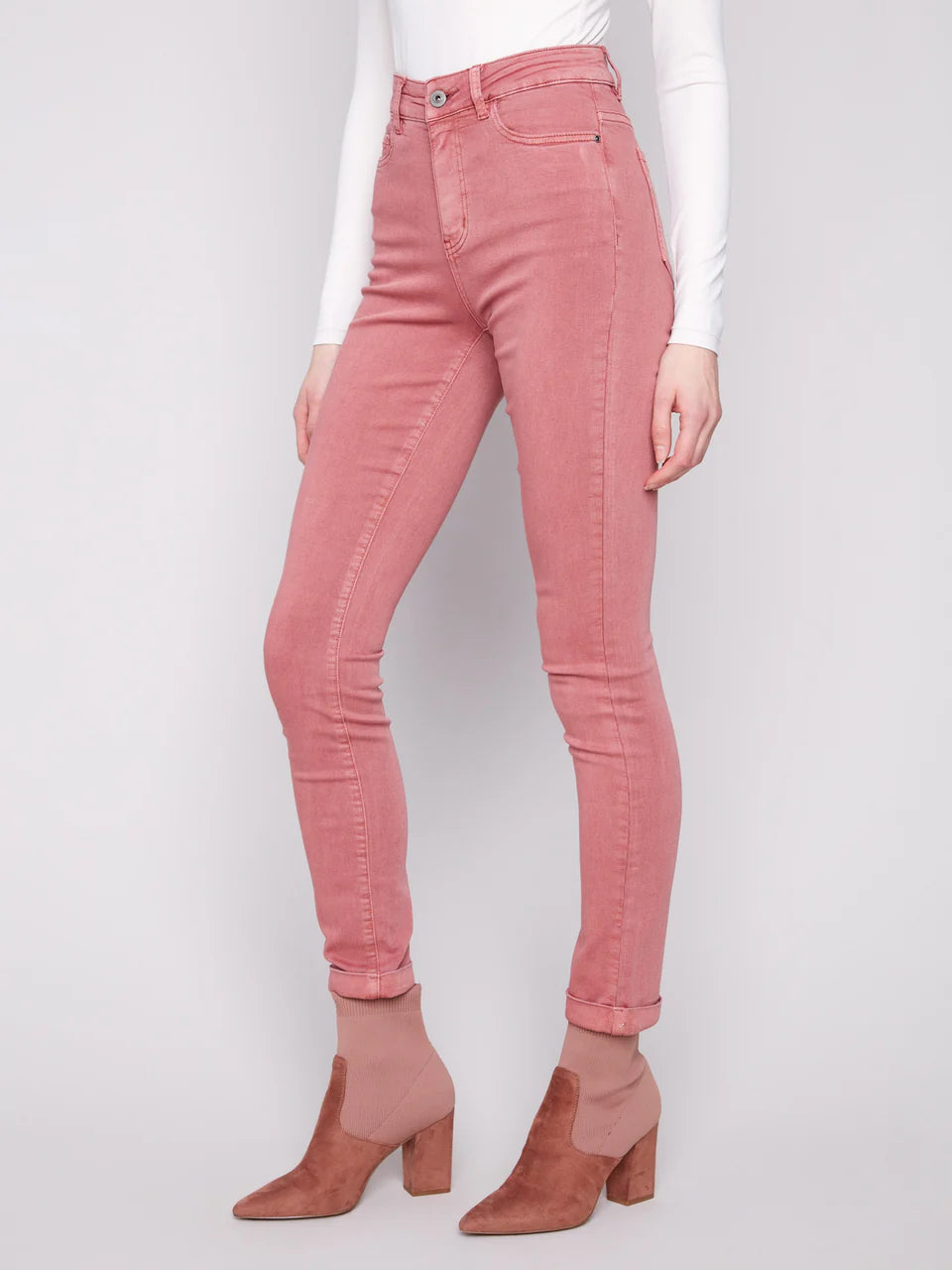 Charlie B Twill Cuffed Jean