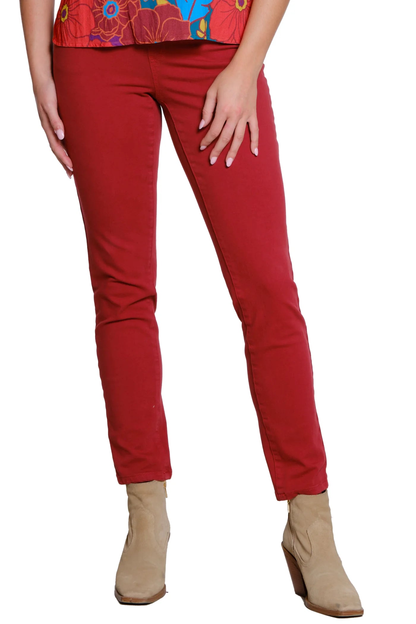 Tru Luxe Brick Pull-On Jean