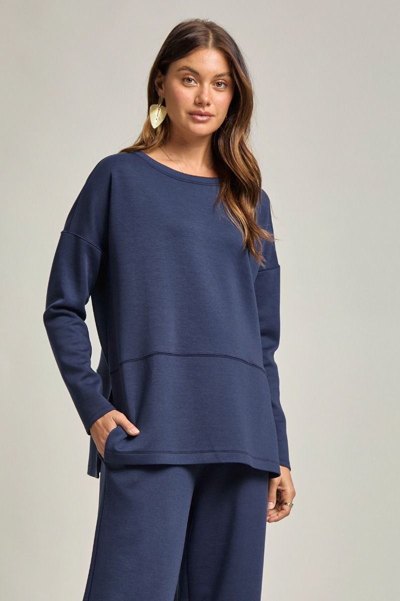 Navy Tunic & Pant Set