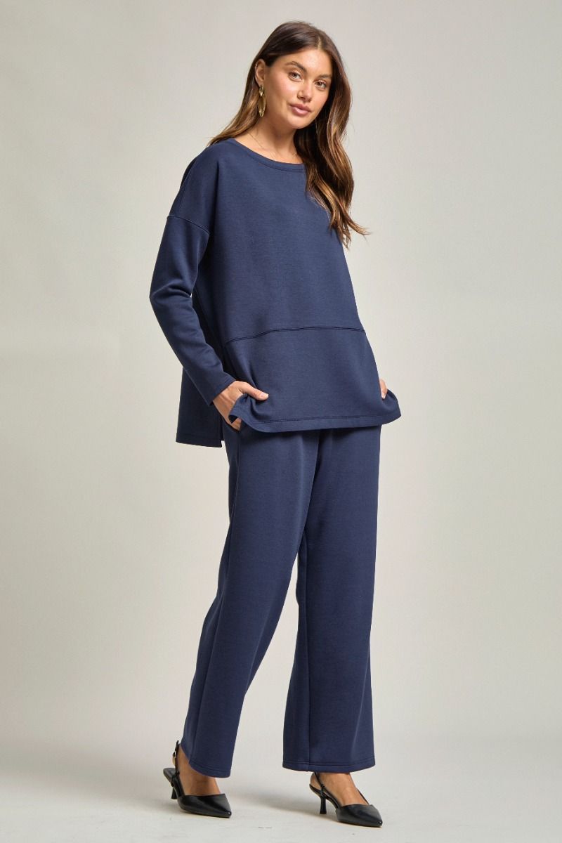 Navy Tunic & Pant Set