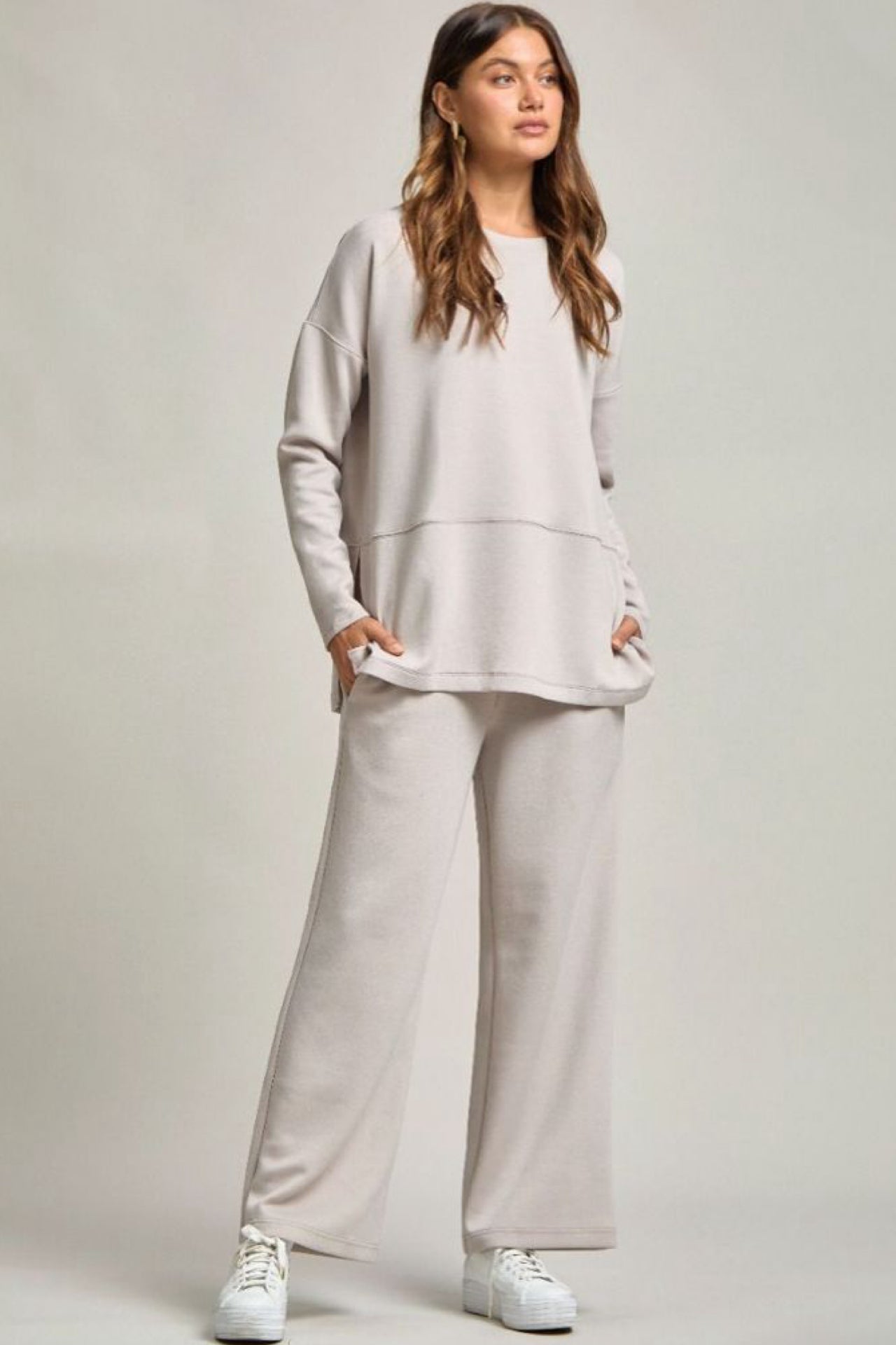 Taupe Tunic & Pant Set