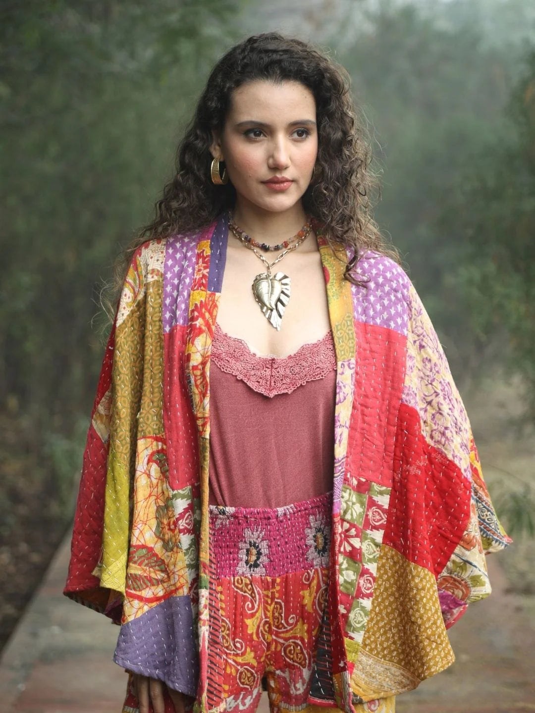 Avani Del Amour Patchwork Kimono