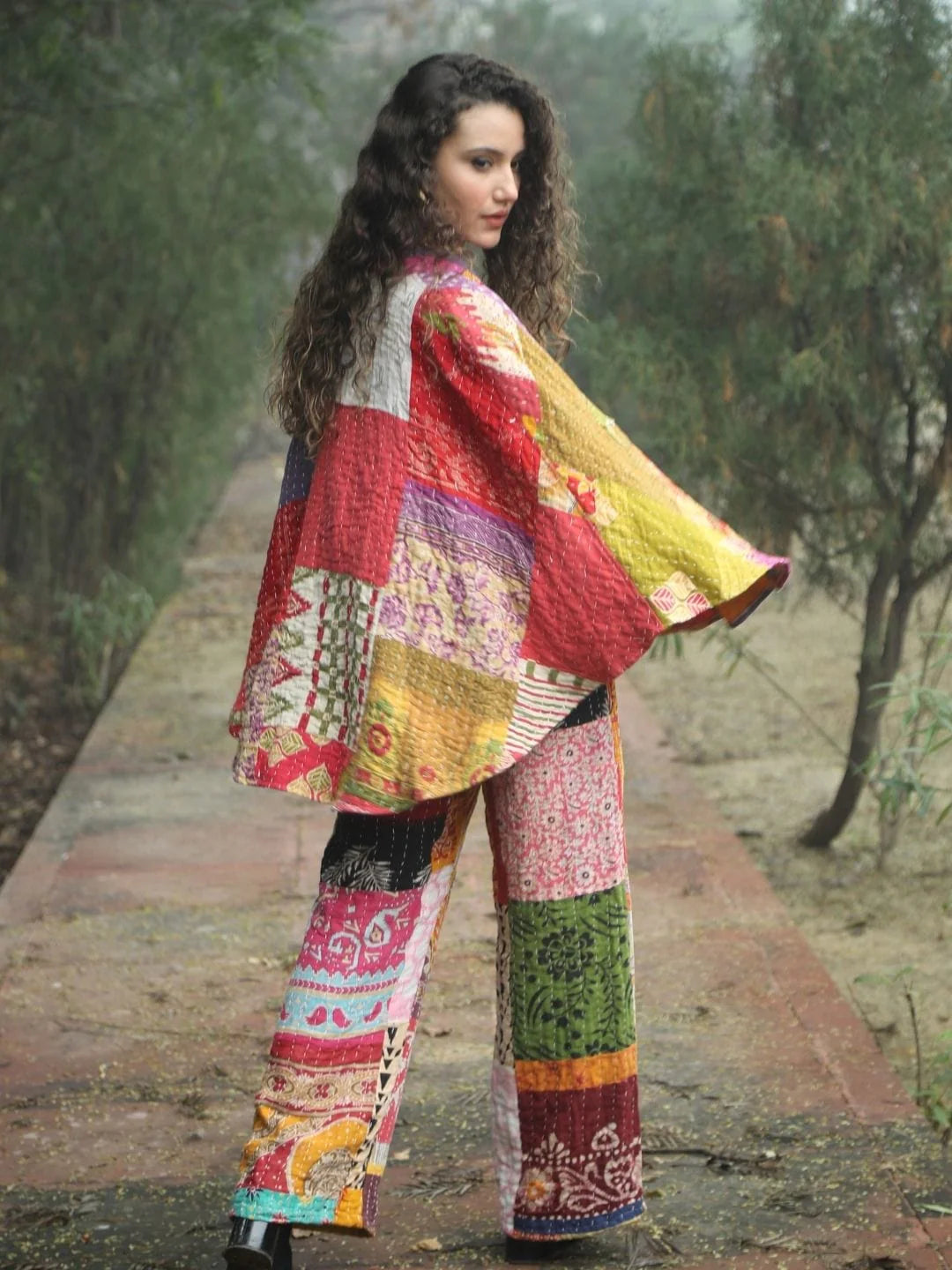 Avani Del Amour Patchwork Kimono