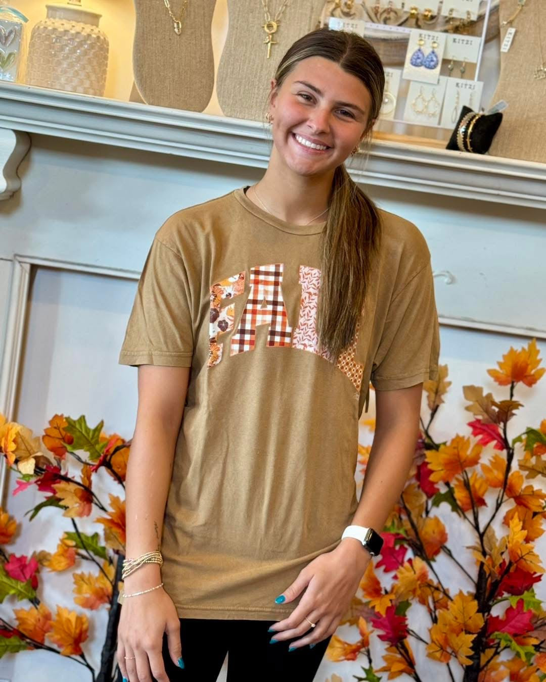 Fall Plaid Tee