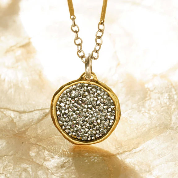 Waxing Poetic Kristal Halo Pendant